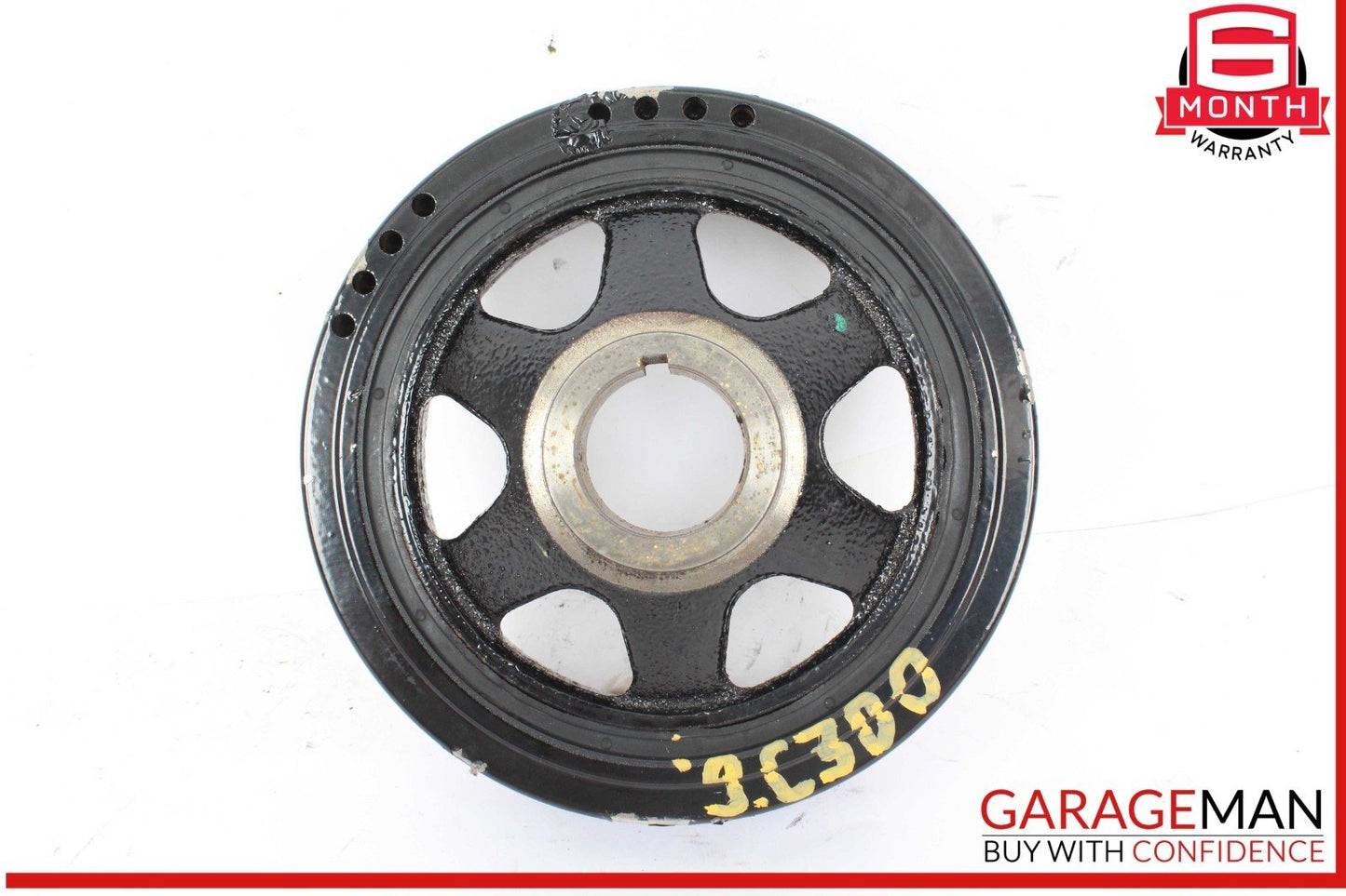 06-12 Mercedes W204 C300 C350 Engine Motor Crankshaft Crank Shaft Pulley OEM