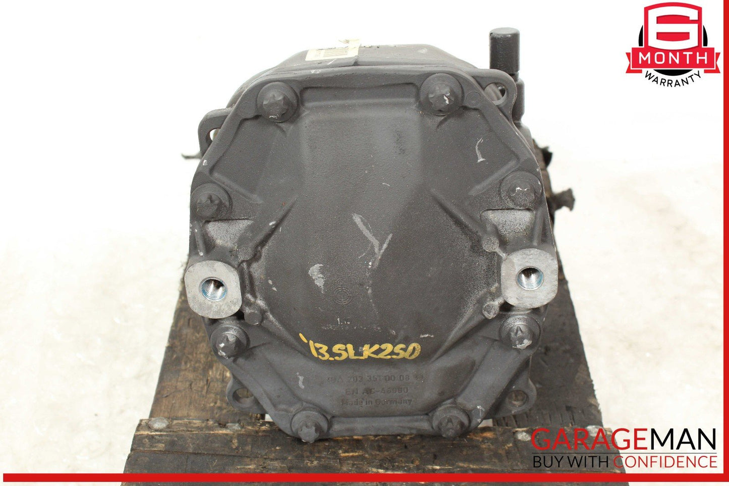 12-15 Mercedes R172 SLK250 1.8L Rear Differential Diff Axle Carrier 3.07 OEM