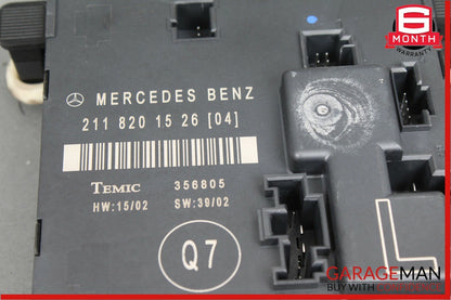 03-06 Mercedes W211 E500 E350 Rear Left Driver Side Door Control Module OEM