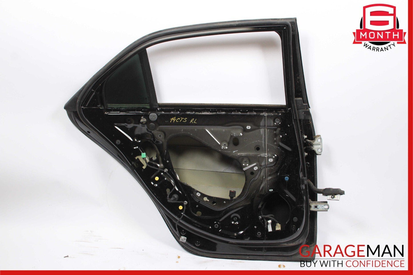 14-19 Cadillac CTS Rear Left Driver Side Exterior Door Shell Frame Panel Black