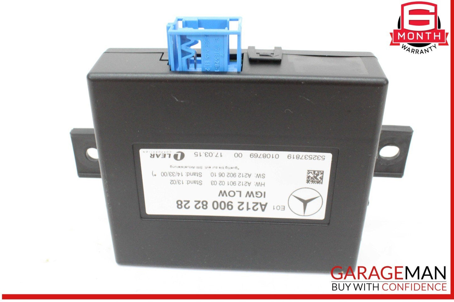14-16 Mercedes W212 E400 E350 Central Gateway Control Module Unit 2129008228 OEM