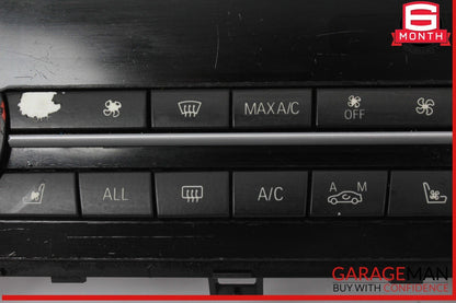 12-18 BMW 640i 650i AC A/C Air Conditioning Climate Control Radio Switch Panel