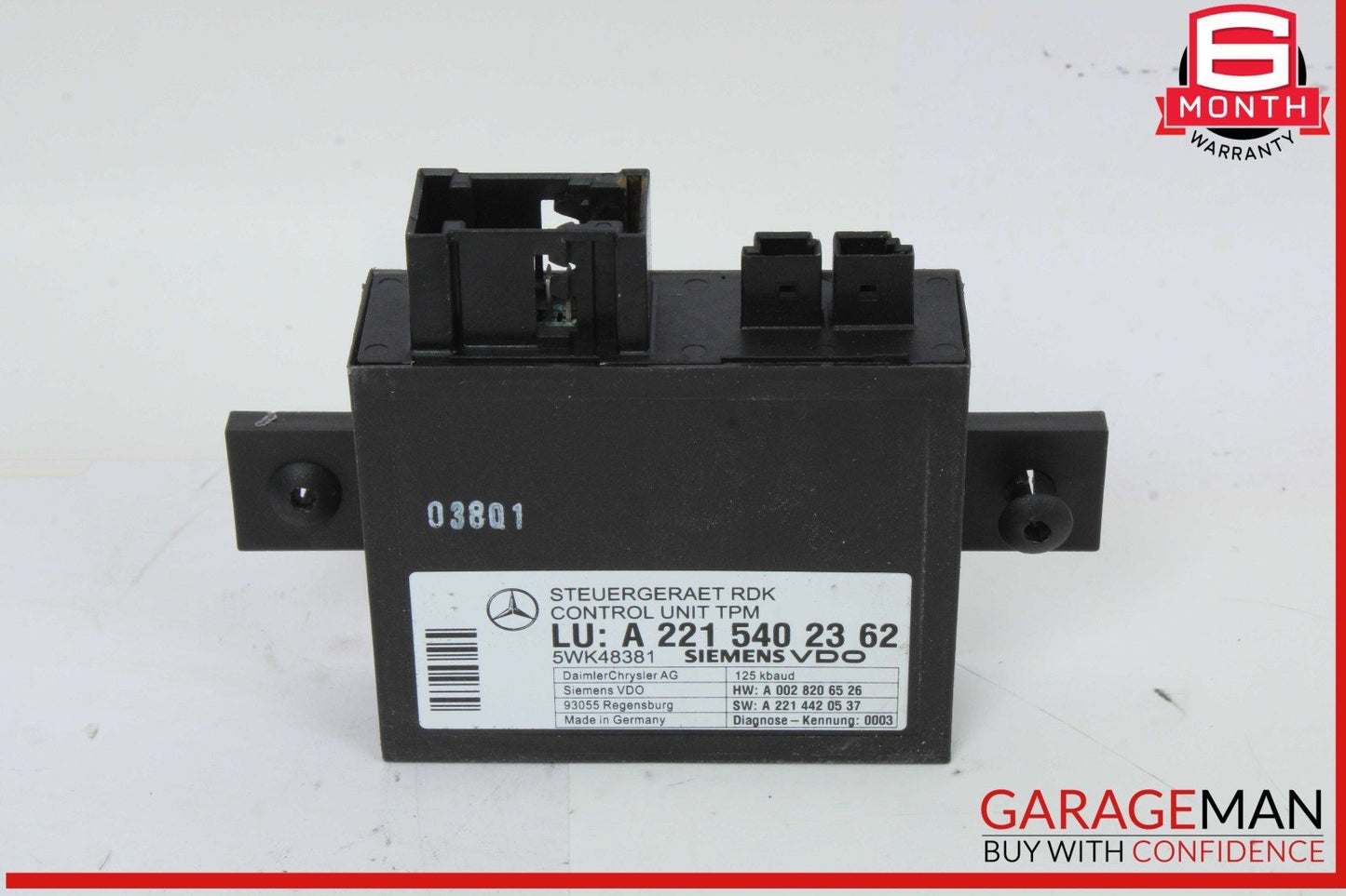 07-14 Mercedes W221 S550 CL550 Tire Pressure Monitor Module 2215402362 OEM
