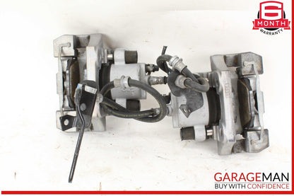 14-18 BMW X5 F15 X6 Rear Left and Rear Right Side Brake Caliper Calipers Set OEM