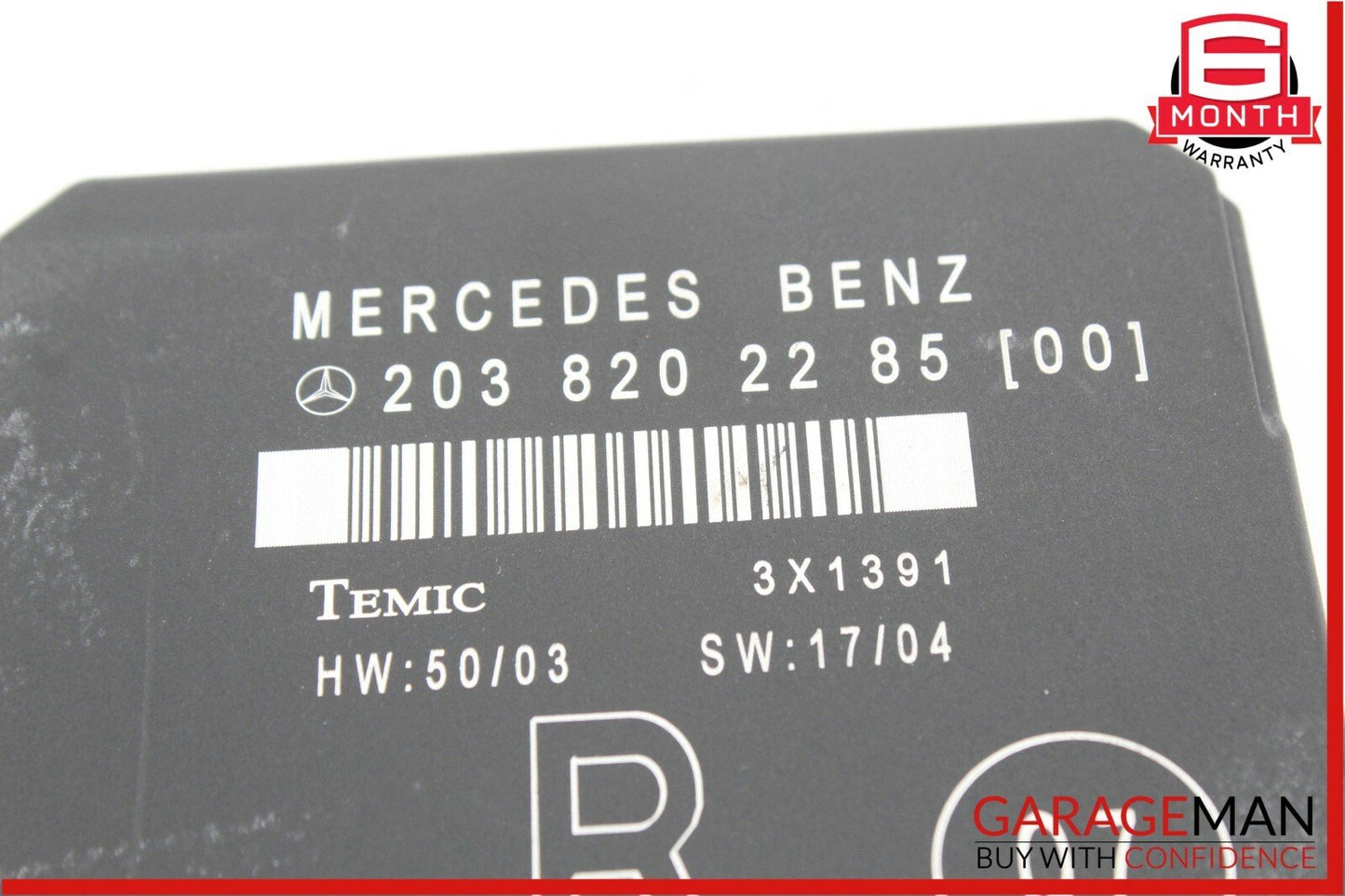 01-07 Mercedes W203 C230 C320 Rear Right Side Door Control Module Unit OEM