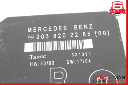 01-07 Mercedes W203 C230 C320 Rear Right Side Door Control Module Unit OEM