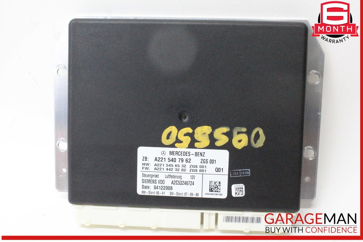 07-14 Mercedes W221 S550 CL550 Air Airmatic Suspension Control Module Unit OEM