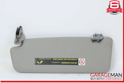 09-18 Audi Q5 Q3 Front Right Side Sun Visor Sunvisor Gray 8K0857552 OEM