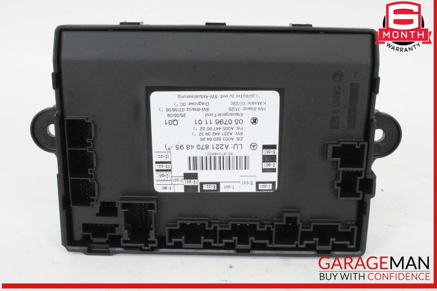 07-13 Mercedes W221 S550 Rear Right or Left Side Door Control Module Unit OEM