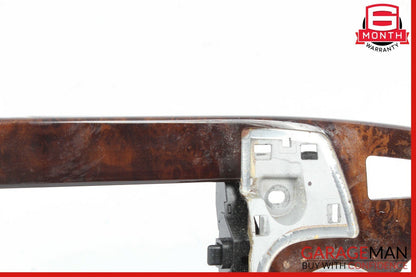 07-09 Mercedes W221 S550 S600 Center Console Armrest Trim Bezel Panel Wood OEM