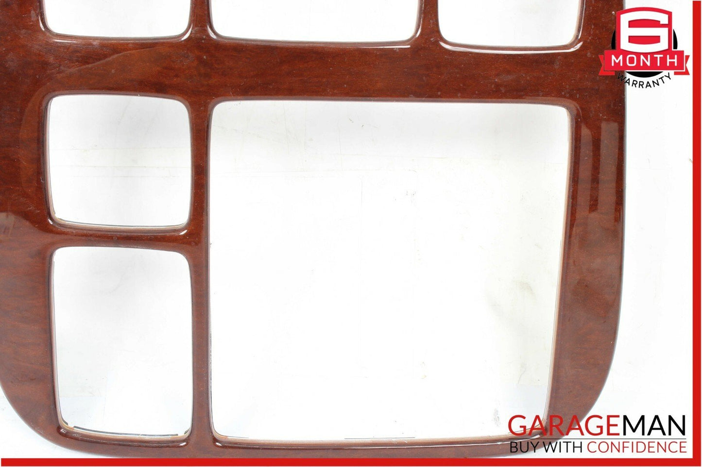 00-02 Mercedes W220 S430 S600 Radio Dash Wood Trim Panel Cover Wood Bezel OEM