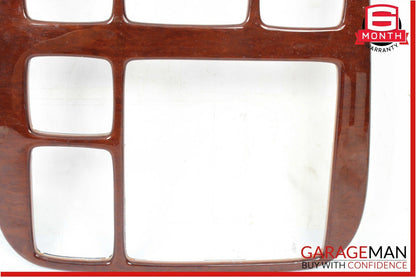 00-02 Mercedes W220 S430 S600 Radio Dash Wood Trim Panel Cover Wood Bezel OEM