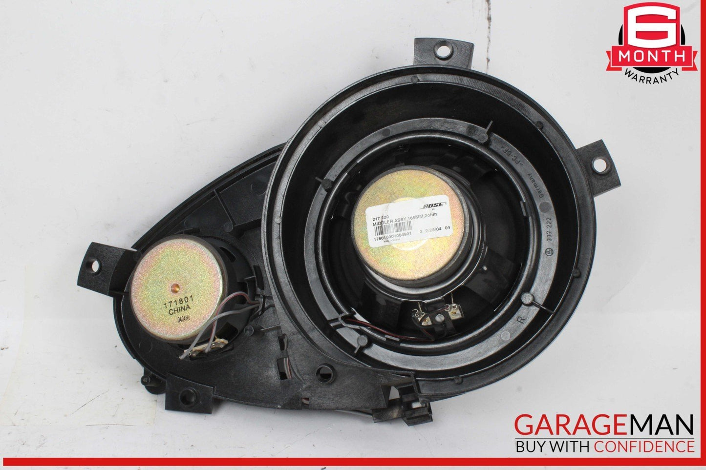 03-08 Mercedes R230 SL500 SL55 Left & Right Side Door Audio Speakers Set Bose