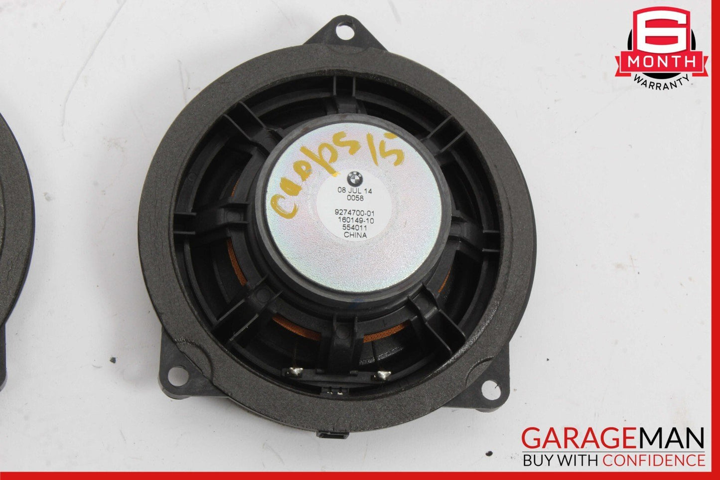 14-19 Mini Cooper Rear Left & Right Side Door Audio Sound Speakers Set of 2 Pc