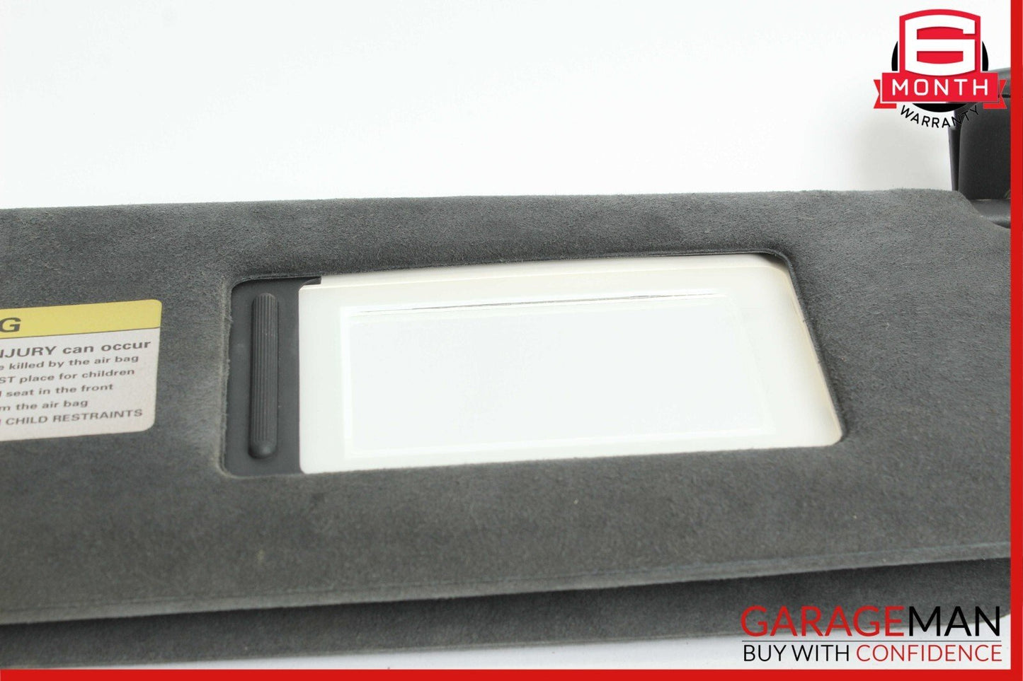 03-10 Porsche Cayenne 955 957 Front Right Side Sunvisor Sun Visor Shade Black