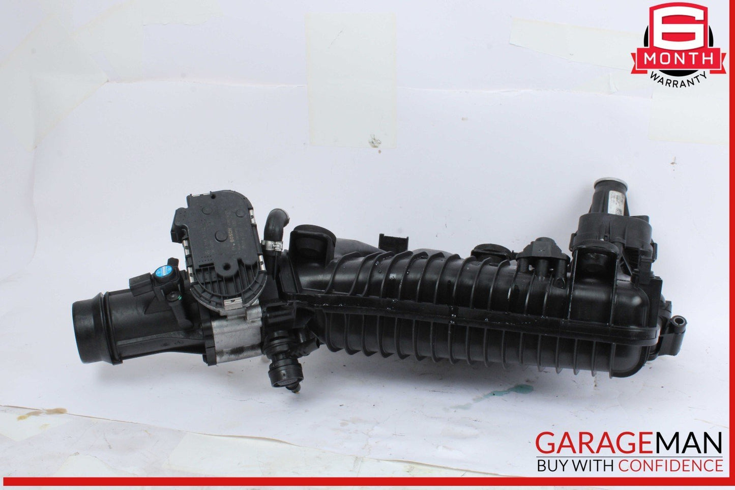 10-16 Mercedes W204 C250 CGI Engine Air Intake Manifold w/ Throttle Body OEM