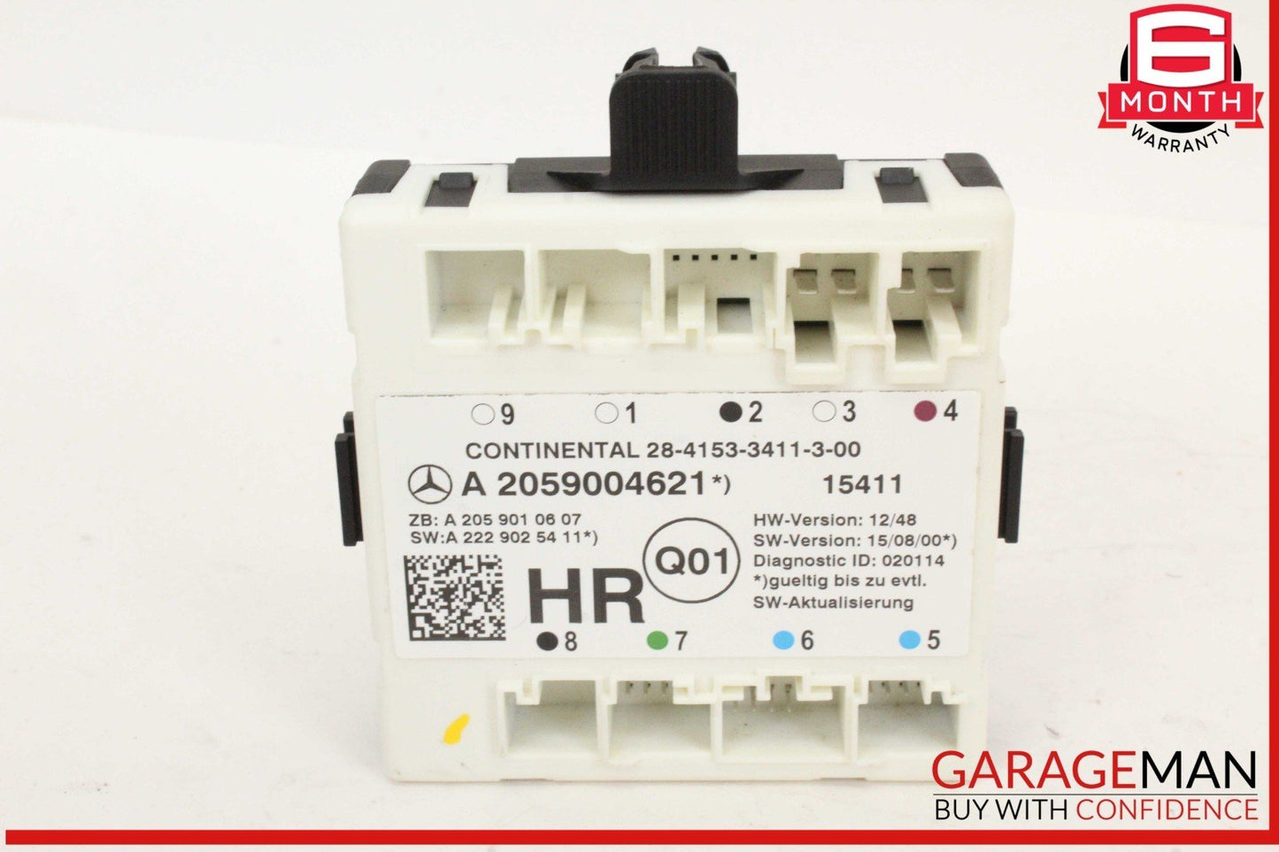 15-20 Mercedes W205 C300 Rear Right Passenger Side Door Control Module Unit OEM