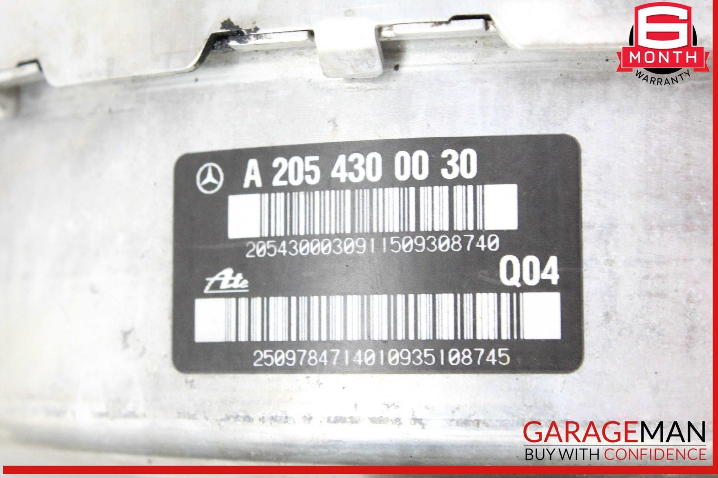15-18 Mercedes W205 C300 4MATIC Power Brake Booster Master Cylinder w/ Reservoir