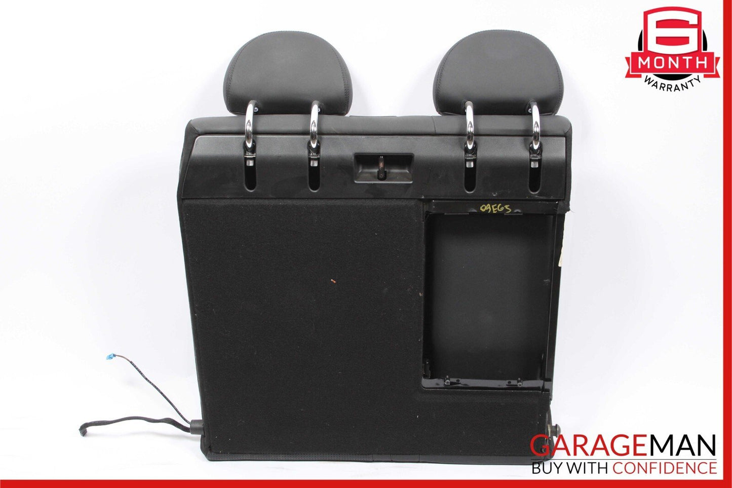 07-09 Mercedes W211 E63 AMG Rear Left Top Upper Seat Cushion Cover Black OEM