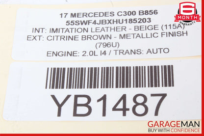 15-20 Mercedes W205 C300 GLC300 Front Right Side Dash Air A/C Vent Grille OEM