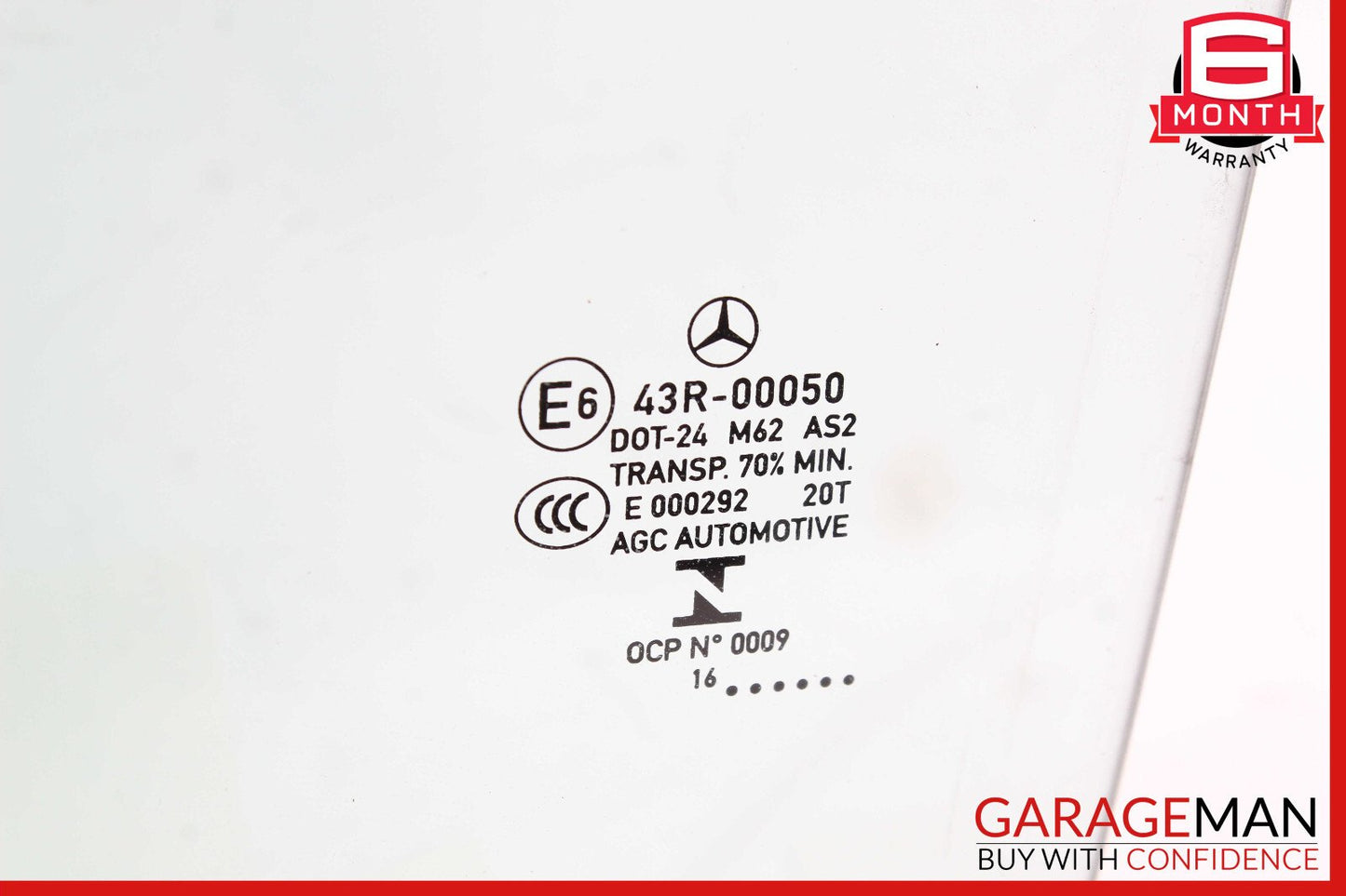 14-18 Mercedes W117 CLA45 Rear Left Driver Side Door Window Auto Glass Panel OEM