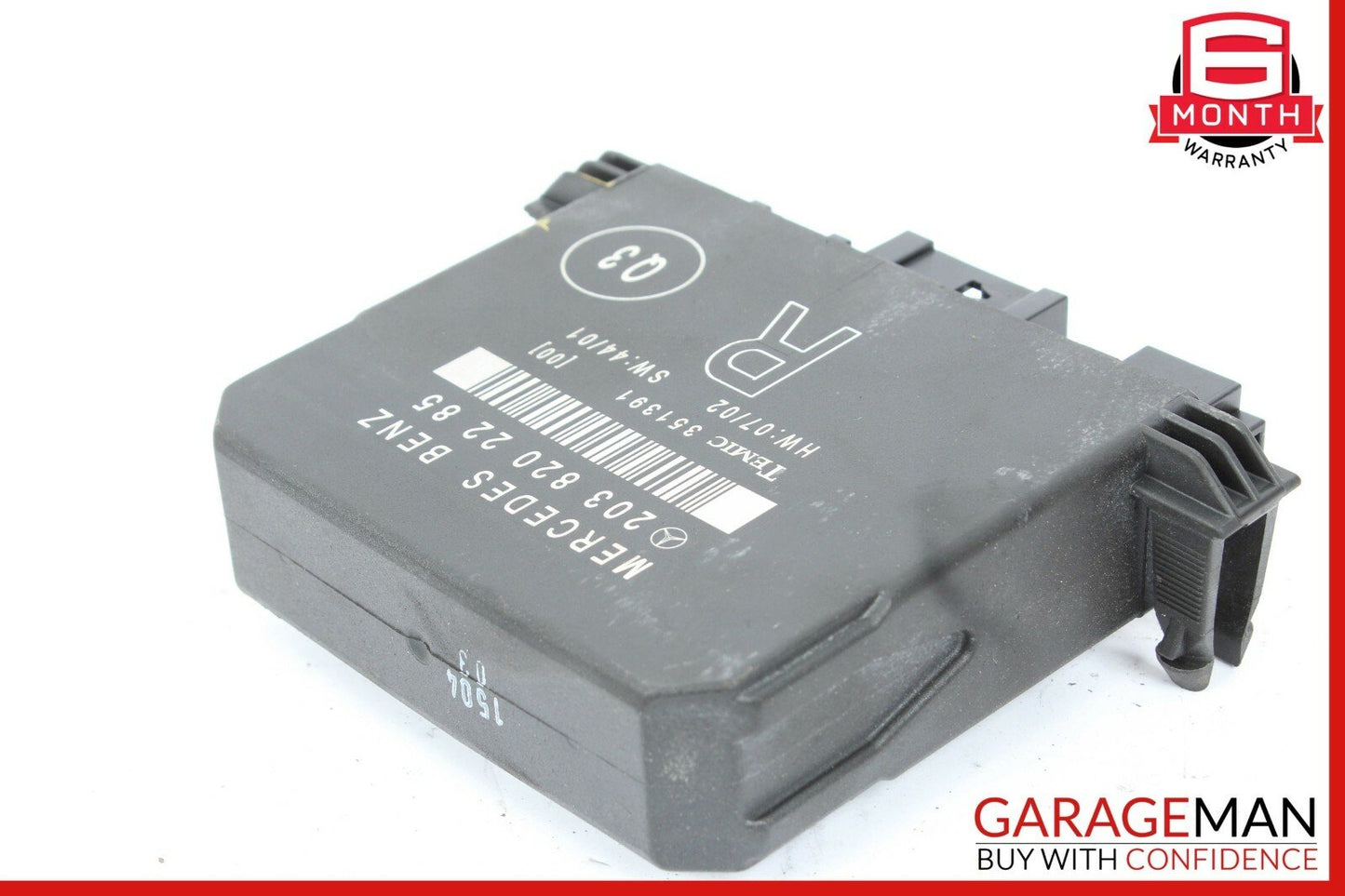 01-07 Mercedes W203 C55 AMG C230 Rear Right Side Door Control Module Unit OEM