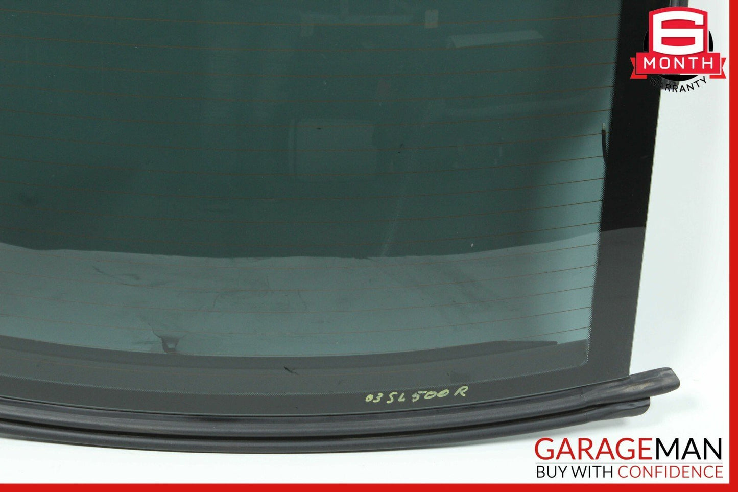 03-11 Mercedes R230 SL500 Rear Windshield Window Auto Glass Trim Panel OEM
