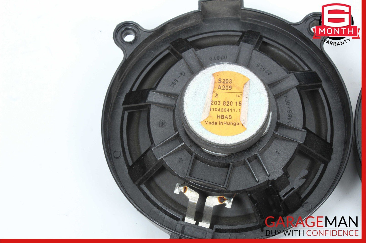 01-07 Mercedes W203 C230 Rear Right & Left Side Audio Sound Door Speakers Set