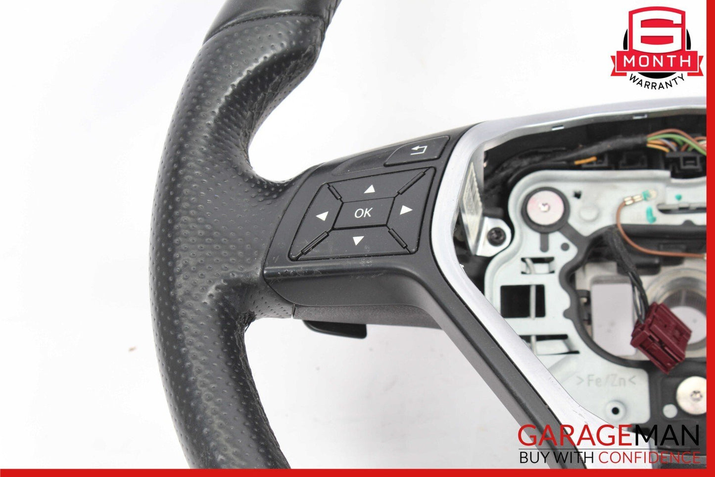 12-18 Mercedes W212 E350 E250 Steering Wheel Black w/ Paddle Shifters
