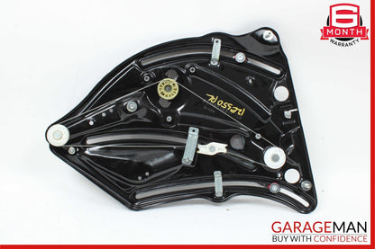 10-16 Mercedes W207 E350 Rear Left Door Window Regulator Frame w/o Motor OEM