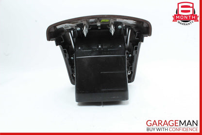 07-13 Mercedes W221 S550 Rear Center Console AC A/C Air Vent Trim Bezel Wood OEM
