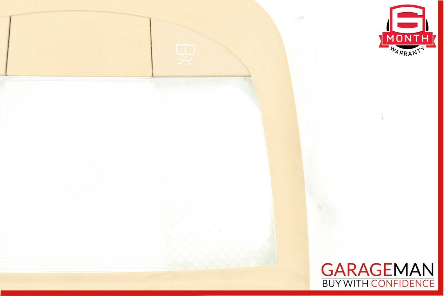 06-12 Mercedes GL450 R350 Rear Overhead Dome Light Lamp Parking Sensor Brown OEM