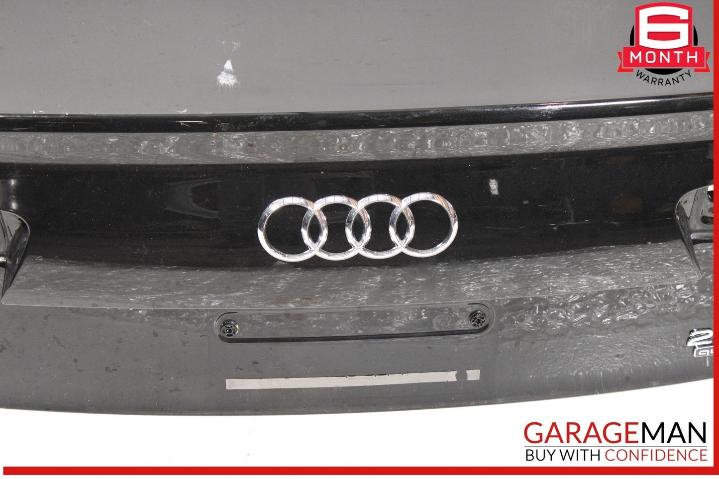 12-18 Audi A6 S6 Trunk Lid Panel Assembly Black OEM