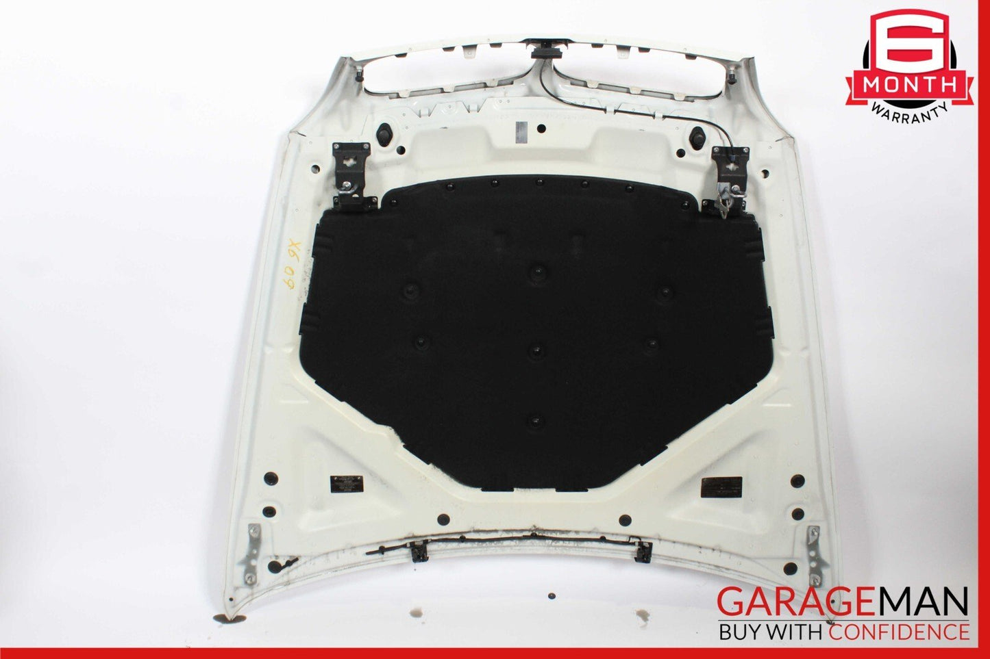 07-13 BMW X5 X6 Front Hood Bonnet Panel Cover Assembly White OEM