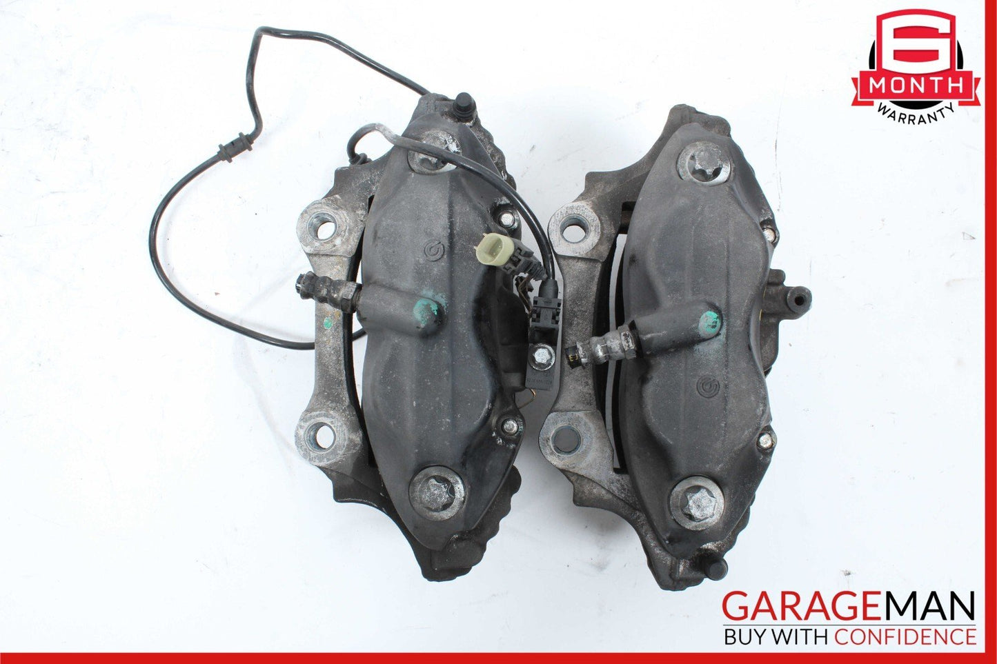 07-13 Mercedes W221 S550 CL550 Front Left &Right Brake Calipers Set of 2 OEM