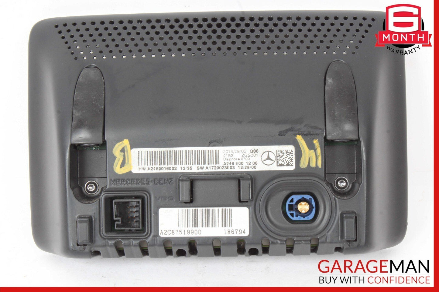 12-18 Mercedes B-Class W242 W246 B250 Central Information Dashboard Display OEM