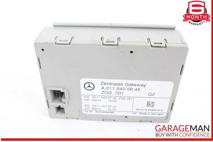 03-11 Mercedes W219 CLS500 E550 Central Gateway Control Module 2115405645 OEM