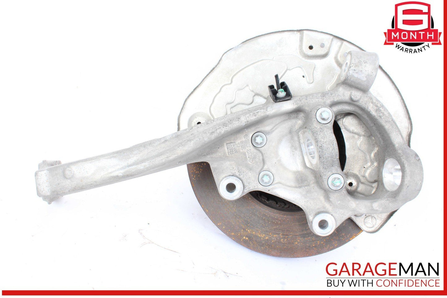 15-20 Mercedes W205 C300 Front Left Wheel Spindle Knuckle Hub w/ Rotor Disc OEM
