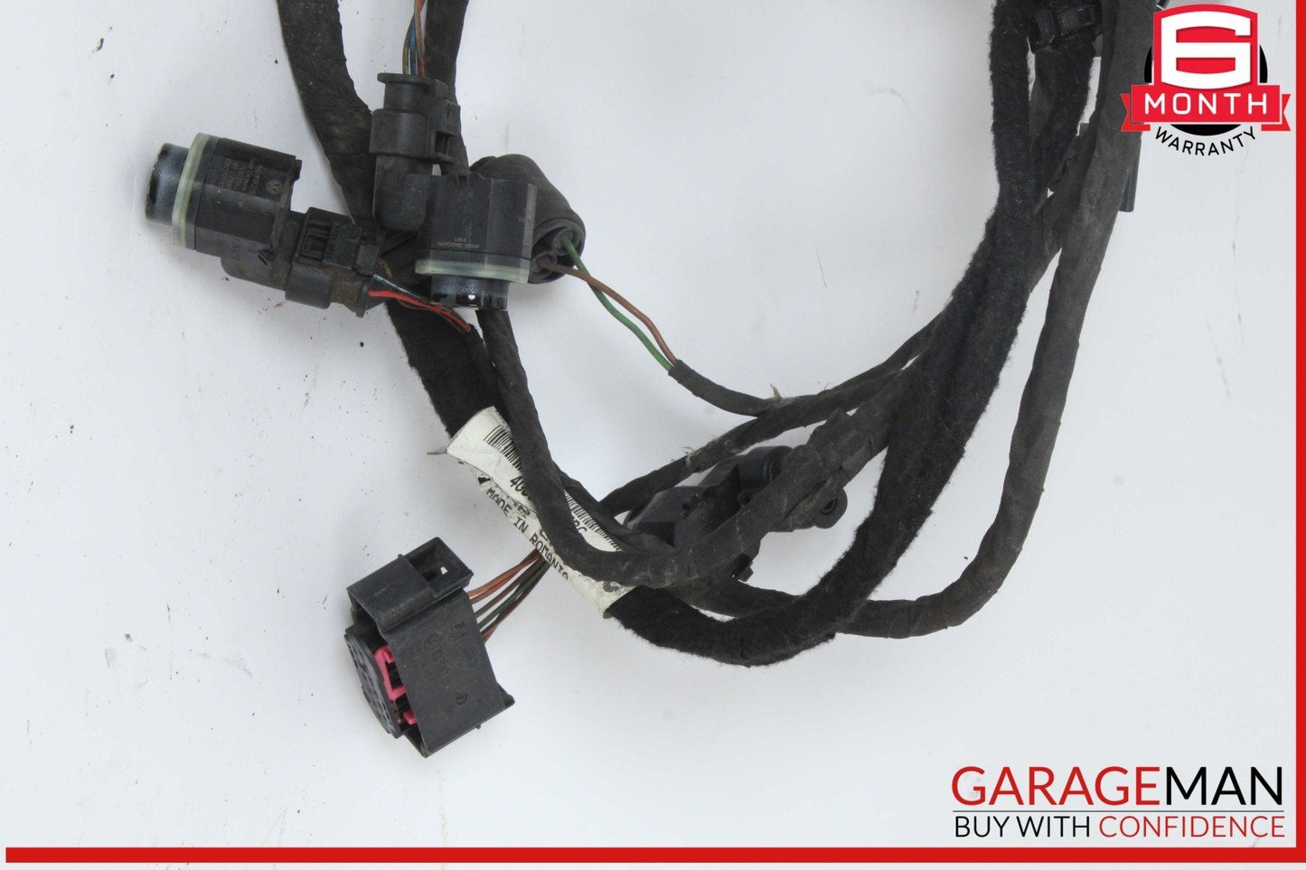 12-18 Audi A7 Quattro Rear Bumper Wiring Harness w/ Park Assist PDC Sensors OEM