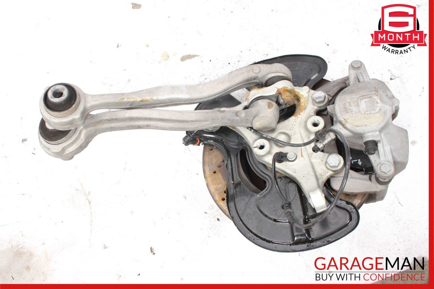 08-14 Mercedes W204 C250 Front Left Spindle Knuckle Hub Brake Rotor Disc Assy