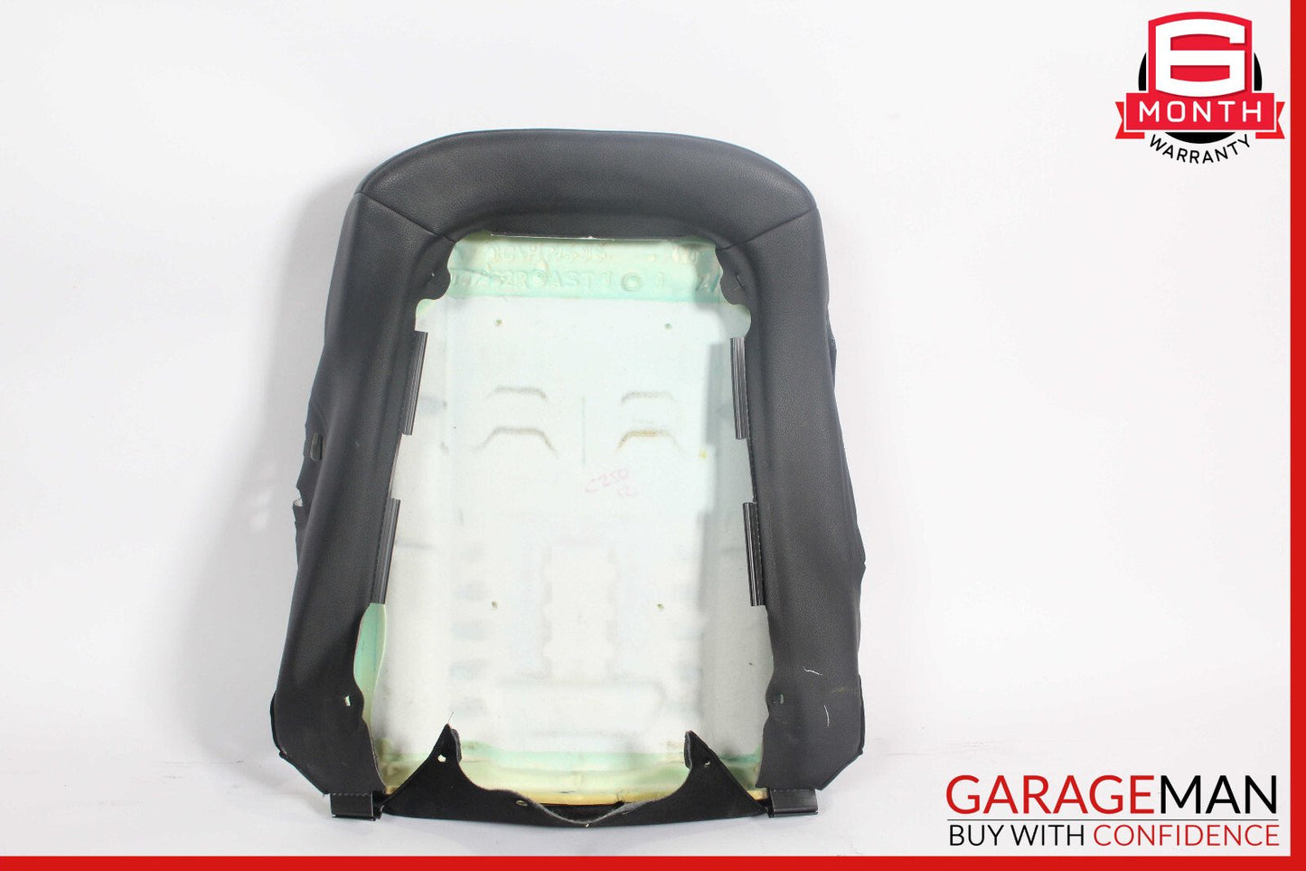 08-14 Mercedes W204 C250 Top Upper Seat Cushion Front Right Side Black OEM