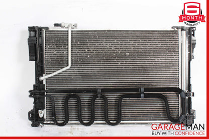 12-16 Mercedes R172 SLK350 Engine Cooling Radiator AC Condenser Assembly OEM