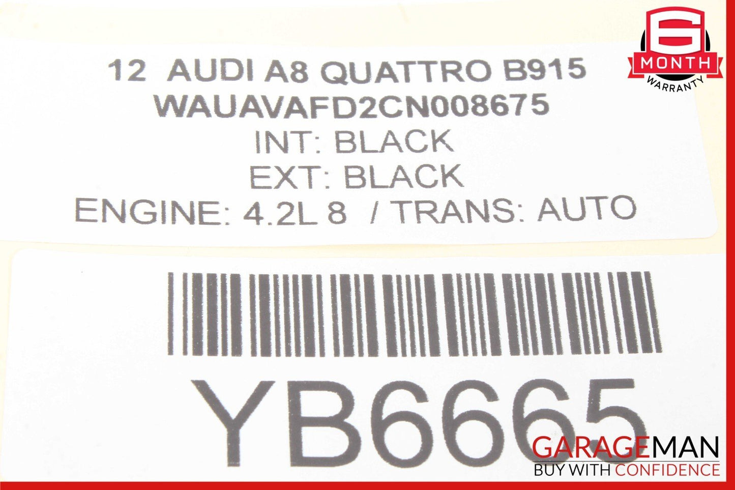 11-18 Audi A8 Quattro Rear Right Side Door Control Module 4H0959795 OEM