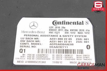 12-20 Mercedes W212 E63 AMG GLA250 E550 SL400 Communication Control Module Unit