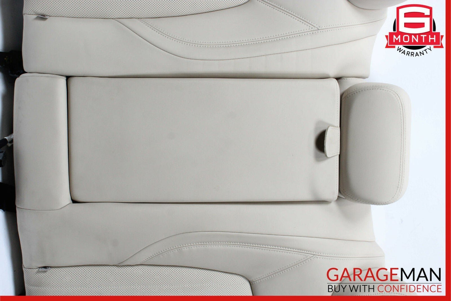 14-17 Maserati Ghibli Rear Left & Right Top Upper Seat Cushion Cover Assembly