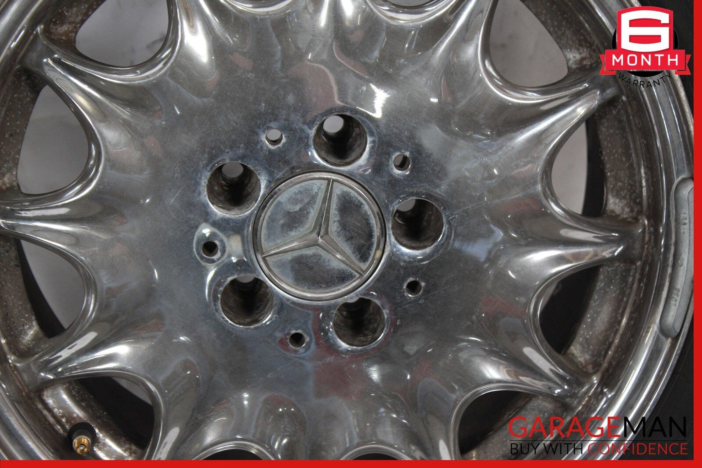 90-02 Mercedes R129 SL320 SL500 SL600 8 x 16 R16 Wheel Tire Rim Chrome OEM