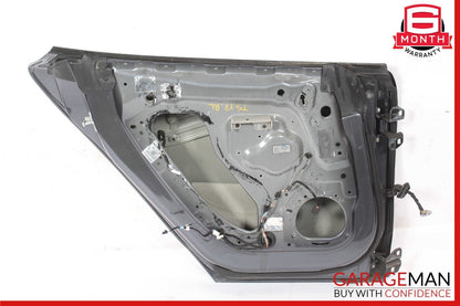 12-20 Tesla Model S Rear Left Driver Side Exterior Door Shell Panel Gray OEM