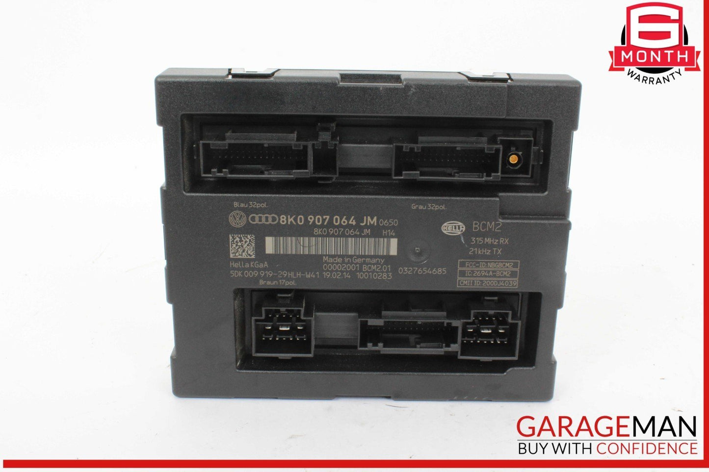 13-16 Audi A4 Body Comfort Control Module Unit 8K0907064JM OEM