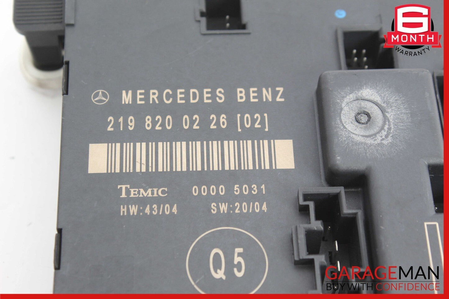 06-11 Mercedes W219 CLS63 AMG CLS500 Rear Left Side Door Control Module Unit OEM