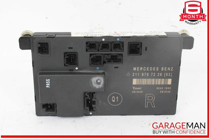 03-09 Mercedes W211 E350 E550 Front Right Passenger Door Control Module OEM